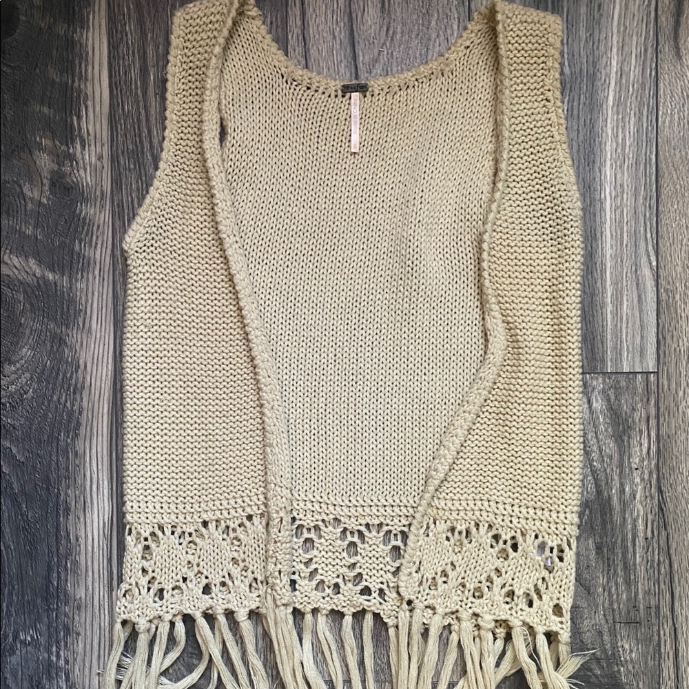 Fringe Knit Vest